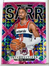 2024-25 Panini Mosaic - Rookie Intro Alexandre Sarr #2 Pink Fast Break Prizm /20