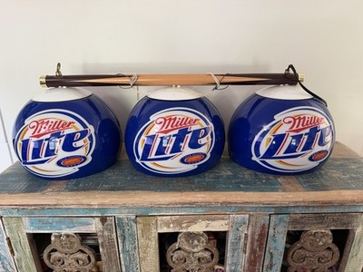 Miller High Life Lite Genuine Draft Beer Pool Ball Cue Table Light