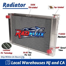 31x19 Radiator For Chevy Gm Sbc Heavy Duty Double Pass Manual Aluminum Full
