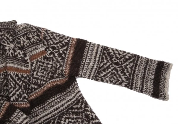 Jaqueta de malha 45R Nordic Alpaca sem botões tamanho 3 (K-128785) - Imagem 4 de 4