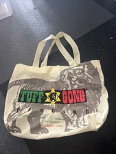 New without tags Tuff Gong Trading Bob Marley Beige Cloth Bag 14.5" X 9.5"