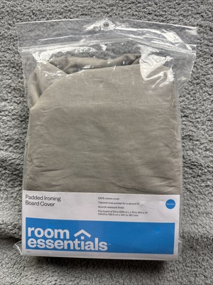 Room Essentials Standard Ironing Board Cover Gray - Scorch-Resistant 56''x18.5''