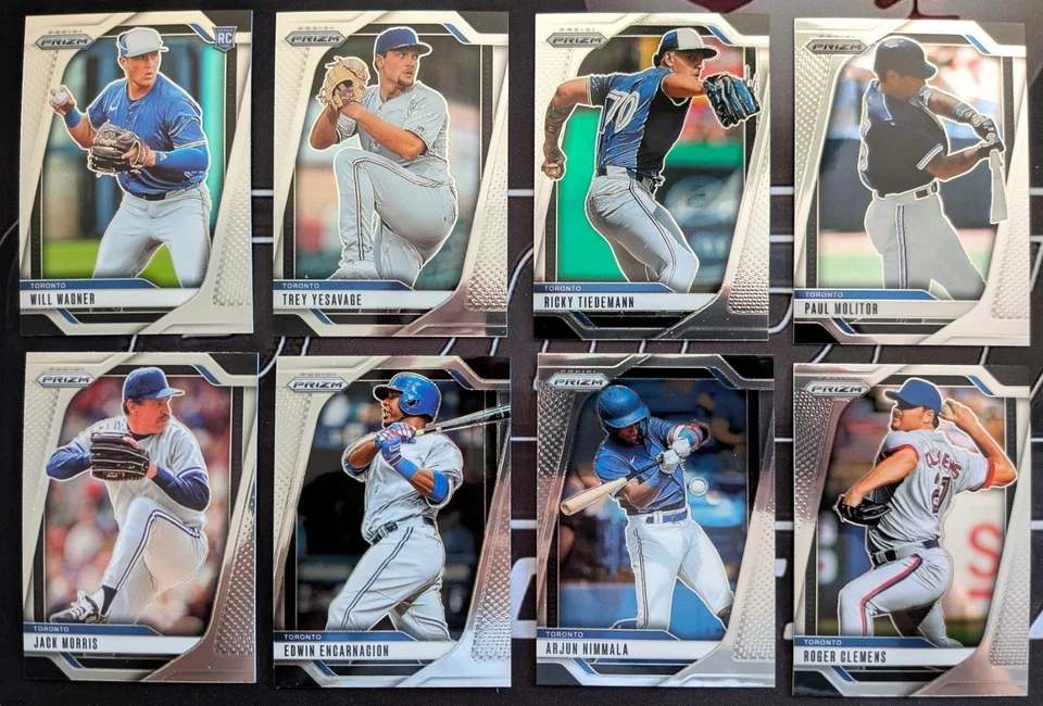 TORONTO BLUE JAYS Team Set - 2025 Panini Prizm Baseball 8 Cards *Trey Yesavage* - Image 2 of 4
