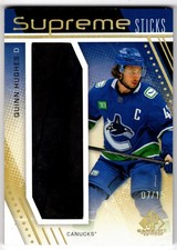 2025-26 Upper Deck SP Game Used Supreme Sticks QUINN HUGHES #SP-QH #7/15 UD SPGU
