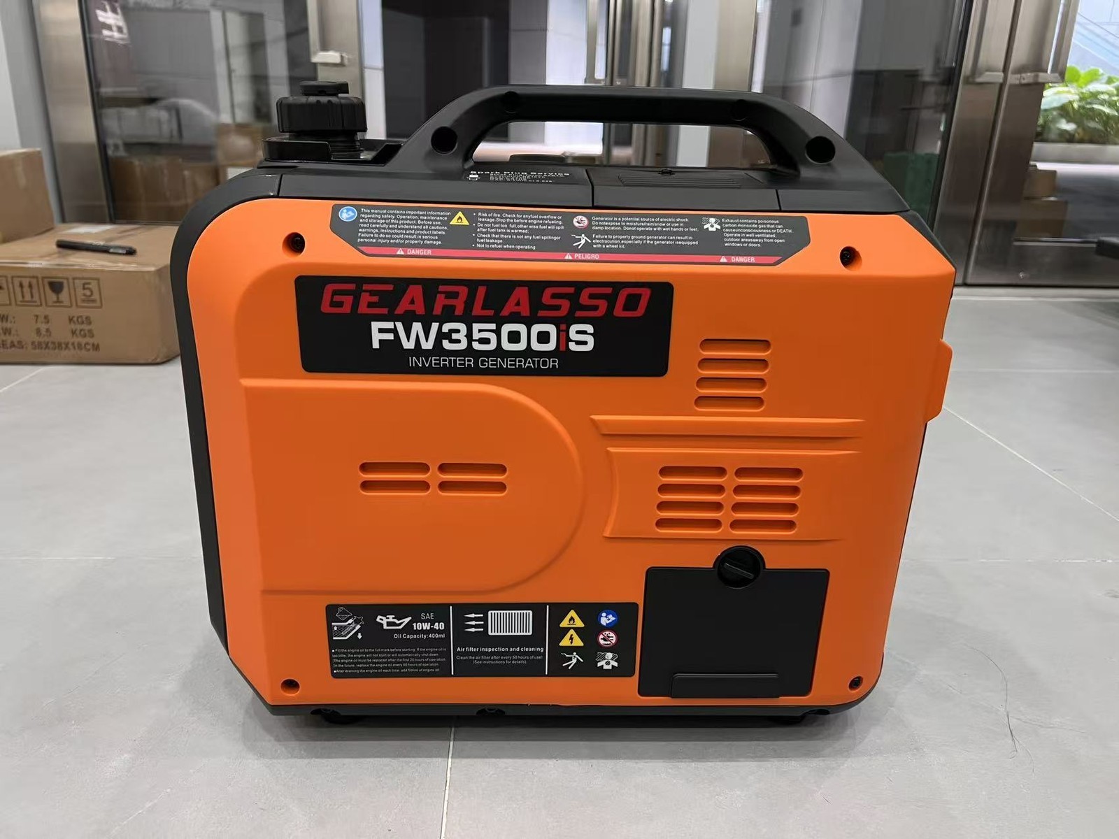 Gas Powered Quiet For Home Backup Construction