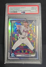 2024 Bowman Draft - Cam Caminiti #BDC20 Etched in Glass Variation 1st Bowman SSP