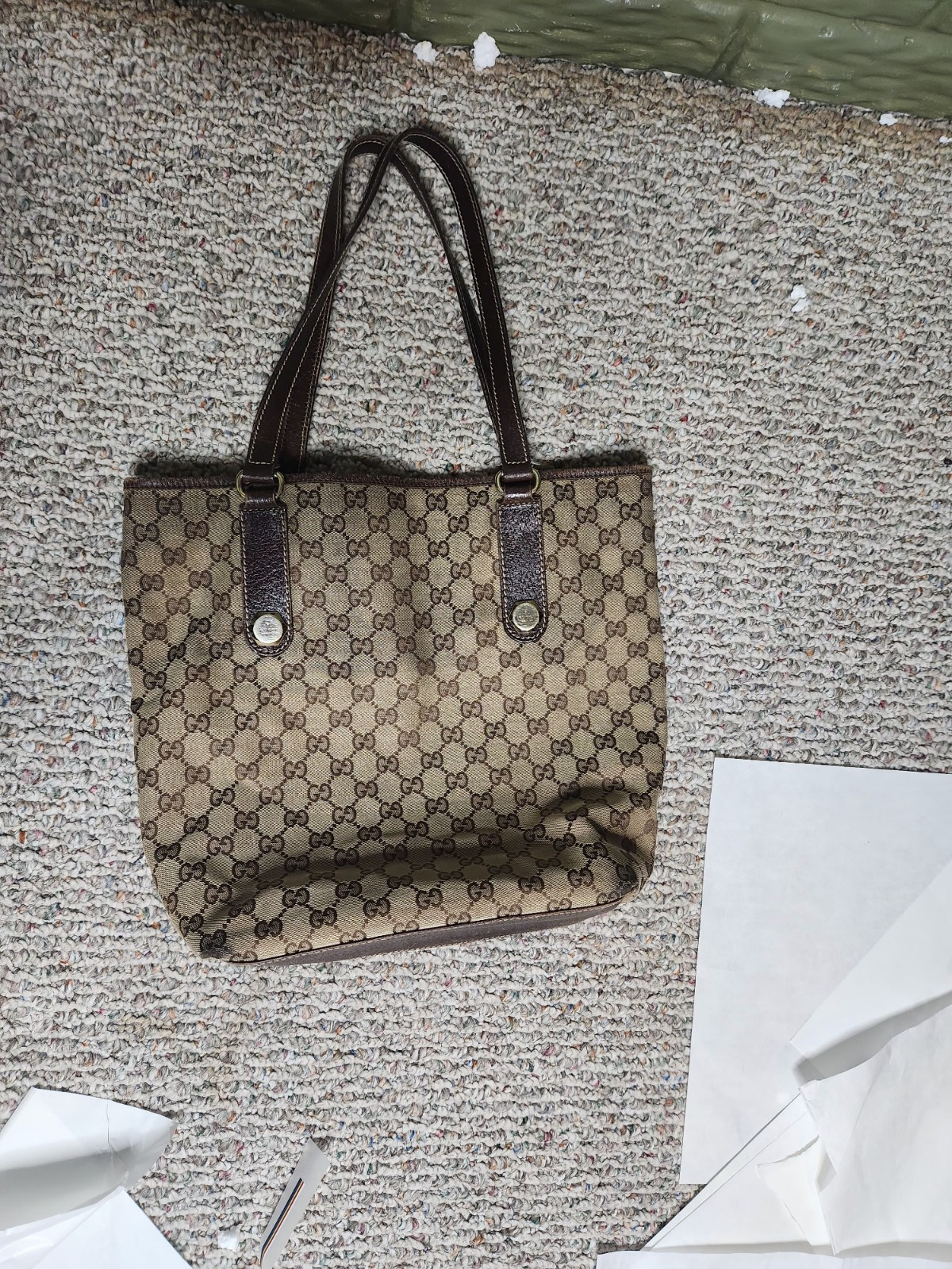 Gucci GG Monogram Canvas Tote Bag