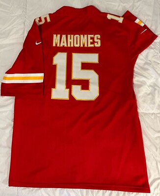 MVP & Super bowl Champ Patrick Mahomes Jersey-Men's Large Nike #15