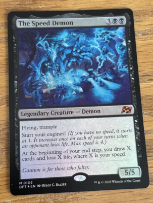MTG Aetherdrift, The Speed Demon - Foil