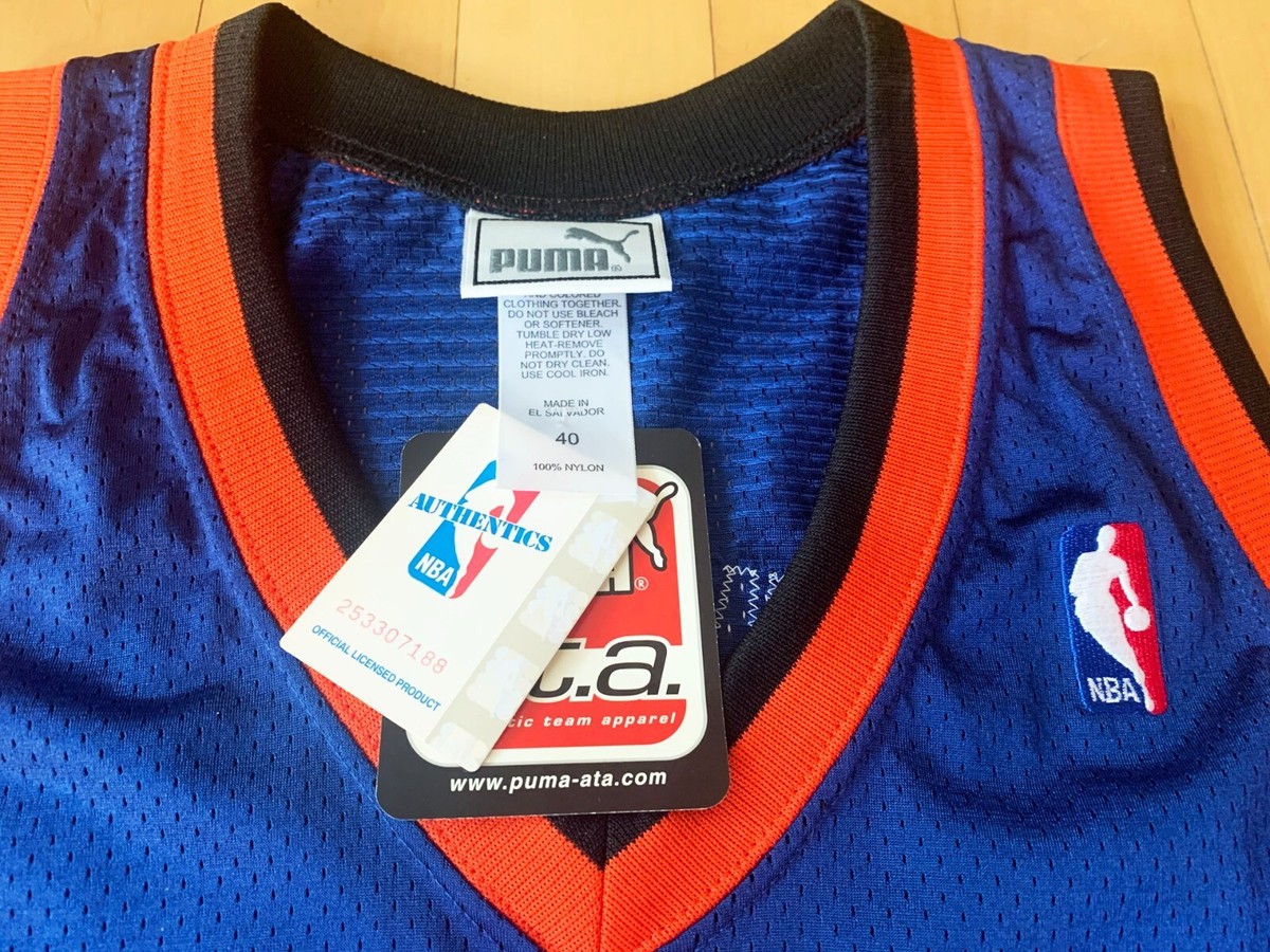 Patrick Ewing 2000 New York Knicks Puma Authentic Away Jersey Size