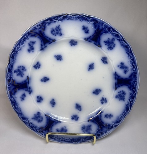 ATQ Flow blau "Clarissa" Johnson Brothers Halbporzellan 7 1/8" Dessertteller