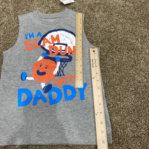 Basketball Daddy T-shirt 5T Children’s Place Bball Slam Dunk NEW Toddler - Picture 9 of 9