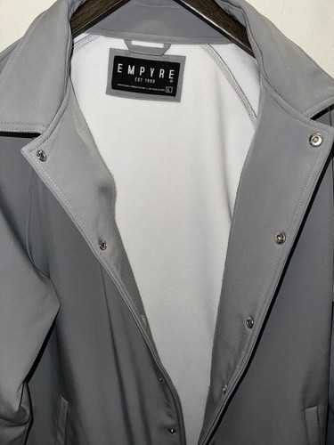 Empyre Men's Button Up Jacket Grey Snowboarding Size Large - Picture 4 of 11