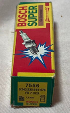 1 Bosch Copper Super Spark Plug 7556 FR7DCX 0242235544076 Resistor Germany NEW