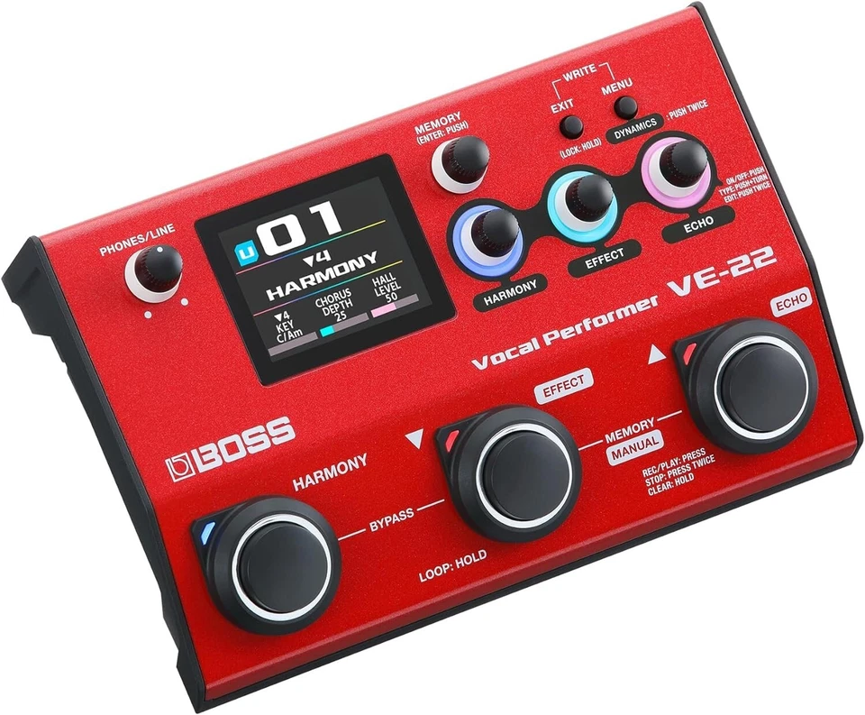Boss VE-22 Vocal Performer Multi-Effects 50 Presets Brand New 100% Genuine - Image 2 of 4