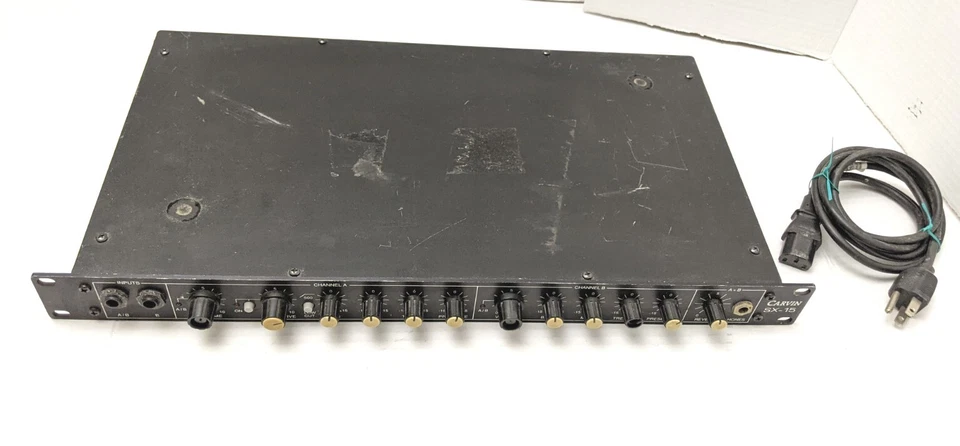 Vintage Carvin SX-15, Guitar Preamp Spring Reverb Equalizer, - Image 2 of 4