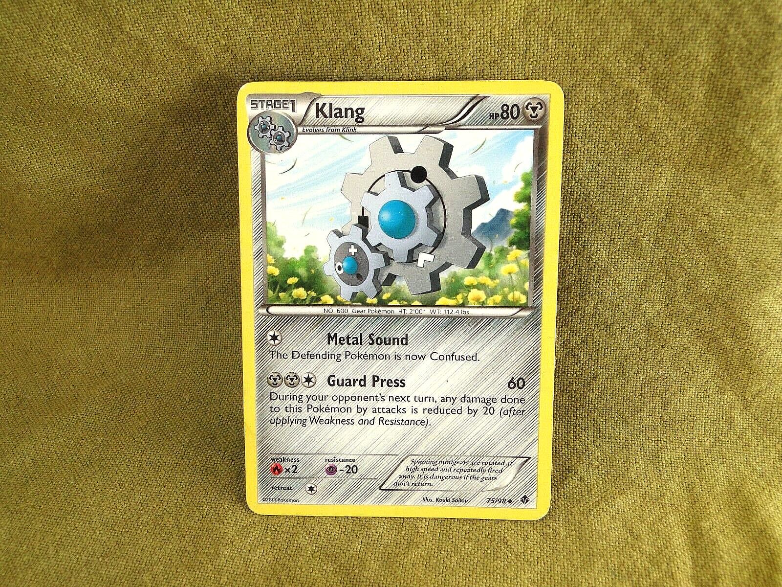 Pokemon Trading Card - Emerging Powers: Klang 75/98