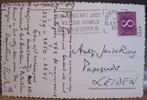 Holandés RPPC BEMELEN Camino Forestal Wandelweg Zelanda Países Bajos Foto Borde Cubierta - Imagen 2 de 2