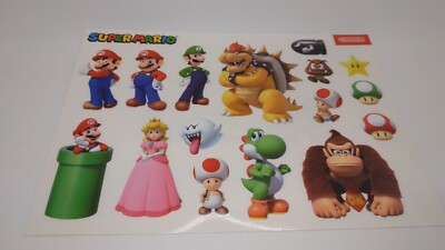 Nintendo Sticker Bogen Super Mario Exclusive Give Away Merchandise