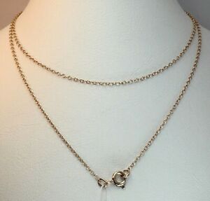 Vintage-Original-Soviet-Rose-Gold-Chain-14-KT-583-Russian-Gold-Necklace-Chain