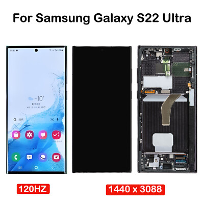 OEM AMOLED For Samsung Galaxy S22 Ultra LCD Display Screen Assembly Replacement