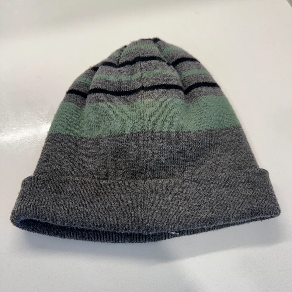 Gorro Hurley Jóvenes Niños Gris Verde Talla Única Gorra Invierno Informal Logo Foto 2 de 4