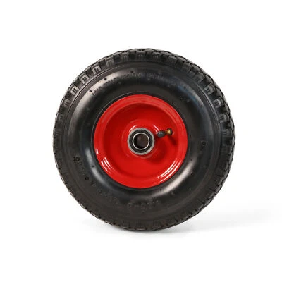PRODUCT PRO 10" Wheel 3.00-4 Pneumatic Steel Rim Sack Truck Barrow Wheel 20mm Axle Bore