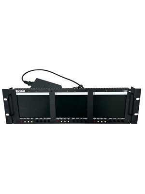 Marshall Electronics V-R563P Triple 5.6'' Rack Mount Video Monitor *Light Scratch