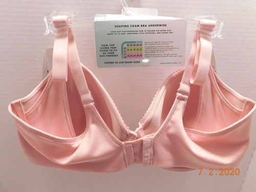 Playtex Nursing Bra Quickstrap,Flexes Fit,Cool Comfort 40B/C Pink US4959 NWT - Picture 6 of 6