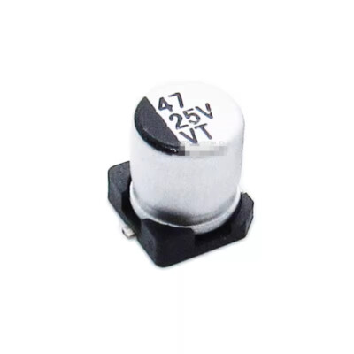 100PCS NEW Chip aluminum electrolytic capacitor 25V47UF 5*5.4