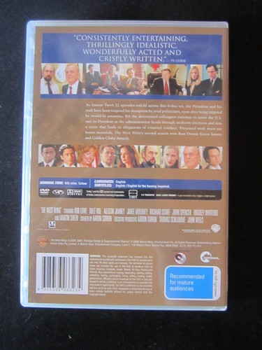 DVD THE WEST WING THE COMPLETE SECOND SEASON GREAT **** MUST SEE **** - Picture 2 of 2