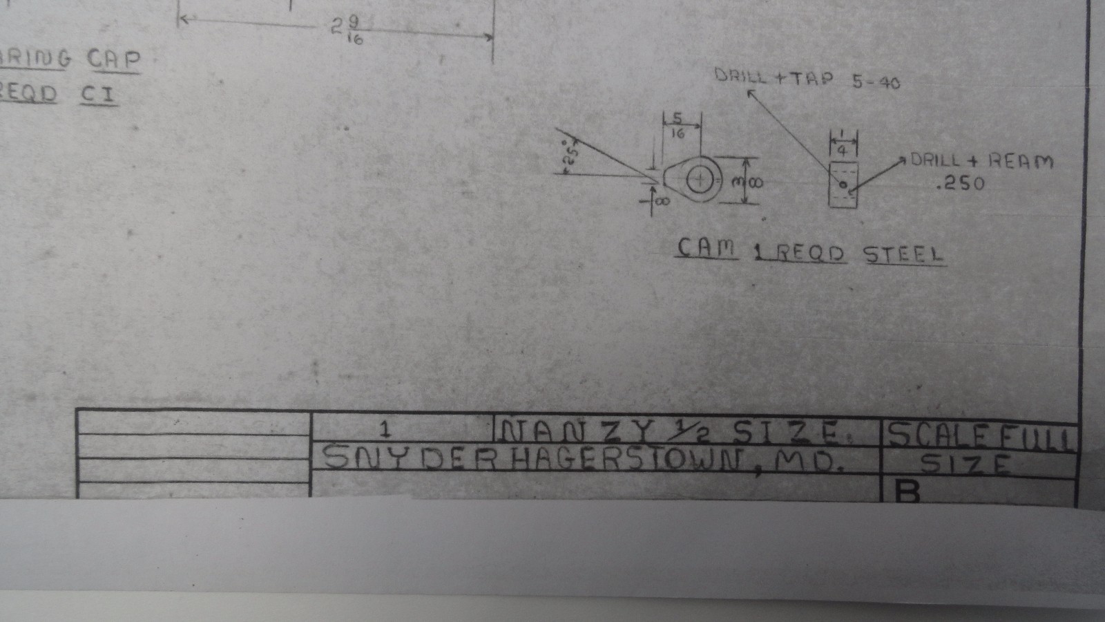 Nanzy 1/2 size Plans Engine Blueprints Hit and Miss Model Miniature ...
