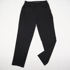 ICONO women's jeans pants size 33 / 32 black 5-pocket tapered casual jeans mid wa
