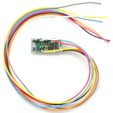 TCS Z2 ~ Z & N Scale ~ New 2025 ~ DCC Wired Motor Decoder ~ 2 Functions ~ 1296