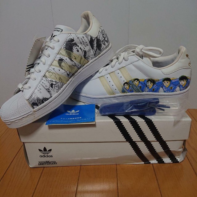 Captain Tsubasa Adidas Superstar 35th Anniversary Model US9.5 JP27.5cm | eBay