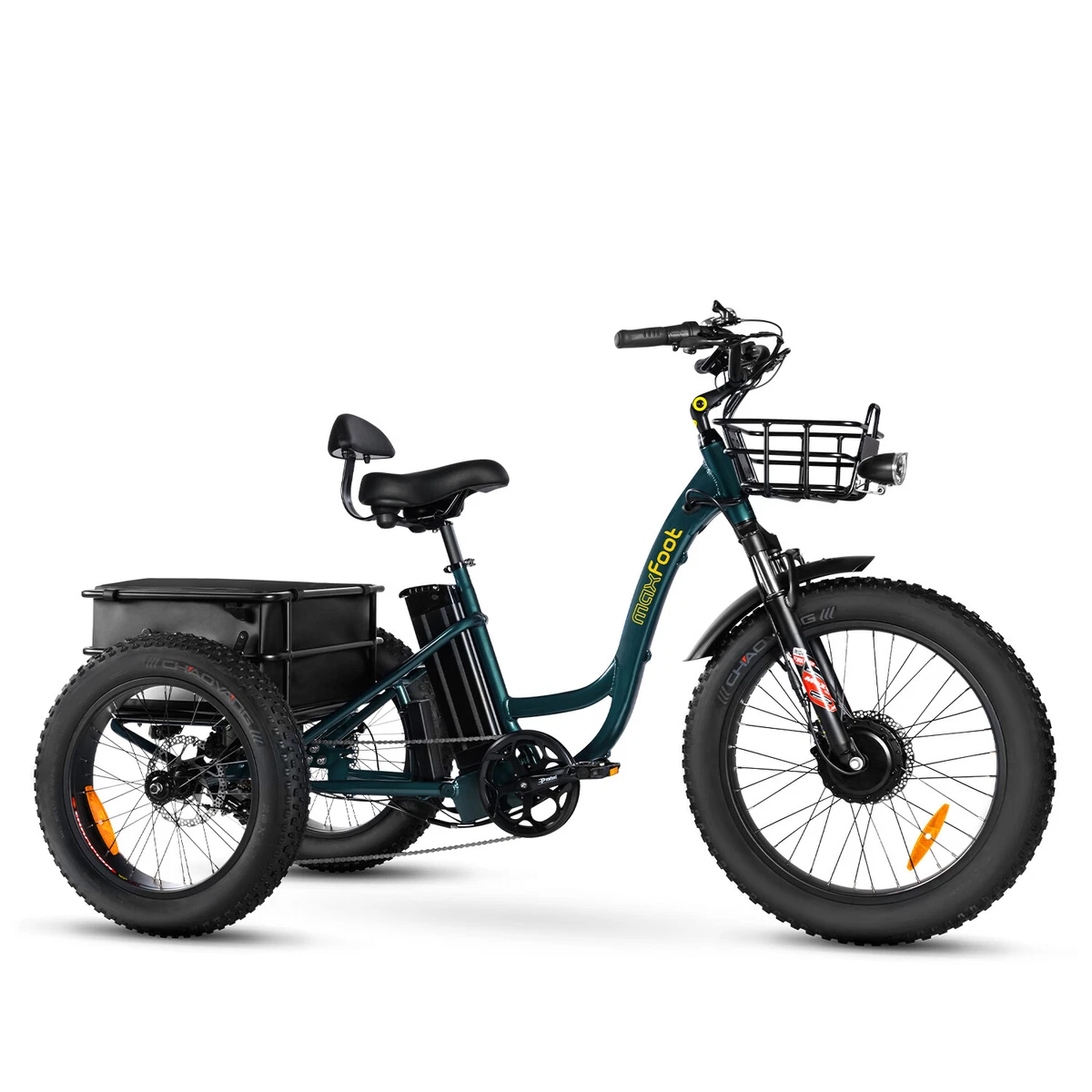 Maxfoot Electric Trike for Adult E Tricycle 750W 17.5AH 48V 3