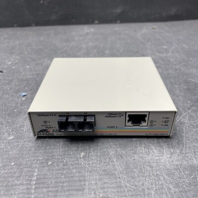 Allied Telesis AT-FS202-60 Medienconverter fast ethernet switch (K52-42#d)