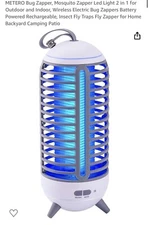 Metro Bug Zapper LED Light Indoor & Outdoor Wireless