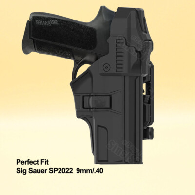 Level 3 SP2022 Police Duty Holster Fit Sig Sauer SP2022 9mm .40
