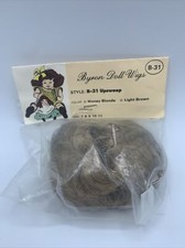 Byron Doll Wig Honey Blonde Style B-31 Color K-10 Size 9 Updo with Curl