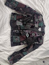 Vintage City Girl Petites By Nancy Bolen Multi Color Jacket Sz 8