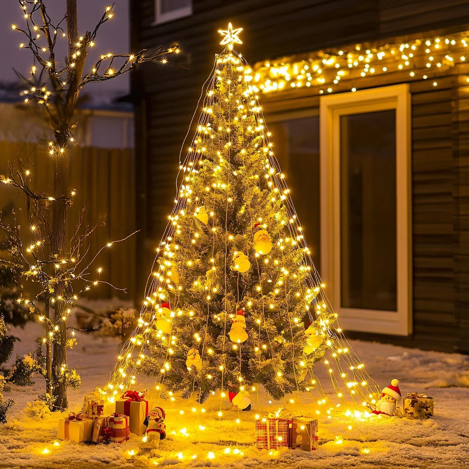 100-300 LED Solar Fairy Lights Outdoor String Garden Party Christmas Xmas Lamp - Image 2 of 4