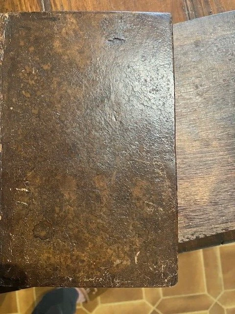 MONTAIGNE LES ESSAIS TRES RARE EDITION DE 1598 RELIURE PLEIN VEAU EXCEPTIONNEL - Photo 4/4