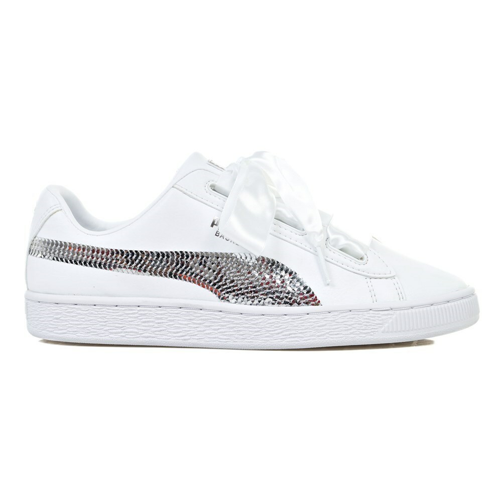 puma basket heart bling