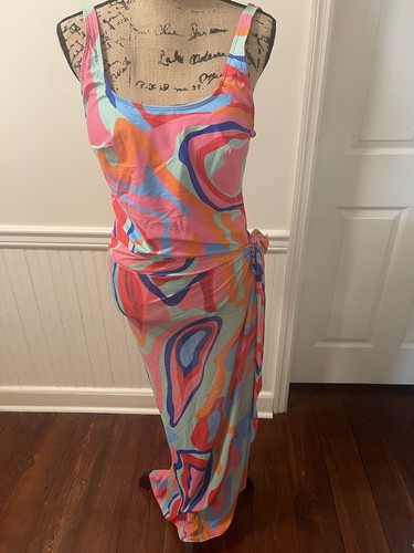 SHEIN NEW One Piece Bathing Suit With Wrap Around Size 1X - Picture 3 of 7