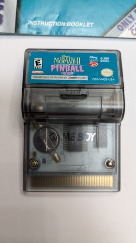 Disney's Little Mermaid II Pinball Frenzy Nintendo Game Boy Color Probado Folleto - Imagen 2 de 5