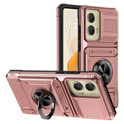 #ad Hot For Motorola Moto G 5G 2024 Dustproof Ring Stand Case Screen Protector $7.38