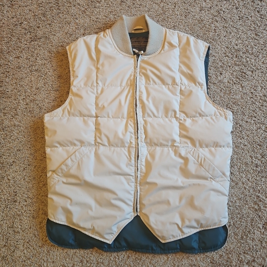 Vintage Eddie Bauer Vest Mens Medium Premium Goose Down