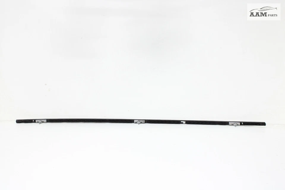 BMW X5 F15 2014-2018 portaequipajes lateral derecho moldura plata OEM Foto 2 de 4