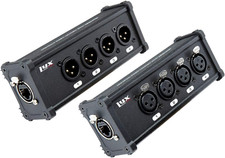 4 Channel 3 Pin Multi Network XLR Cable Breakout for Stage Sound Lighting and Re